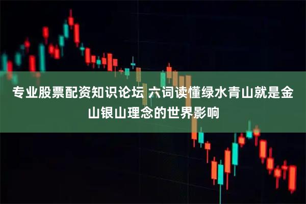專業股票配資知識論壇 六詞讀懂綠水青山就是金山銀山理念的世界影響